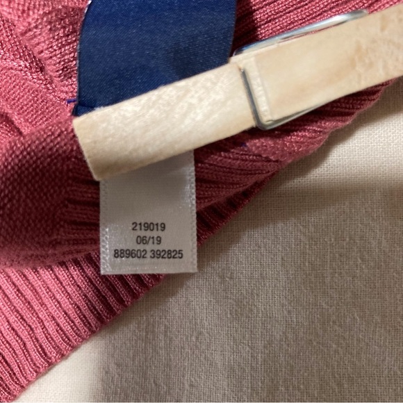 Apt. 9 Women's Cable Knit Sweater in Dusty Rose with 3/4 Sleeves - Picture 8 of 9